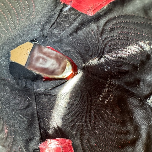 Abilene Boot Co. Red leather cowboy boots 9 western vintage 90s cowgirl 80s - Picture 10 of 16